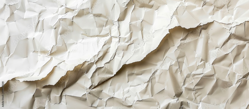 Aufkleber texture of crushed paper with copy space image