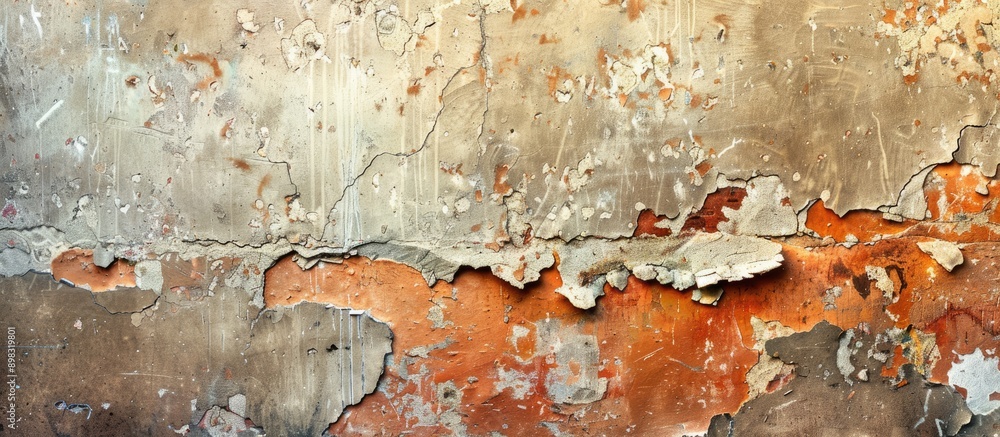 Aufkleber an image of a damaged wall with available copy space for text or designs