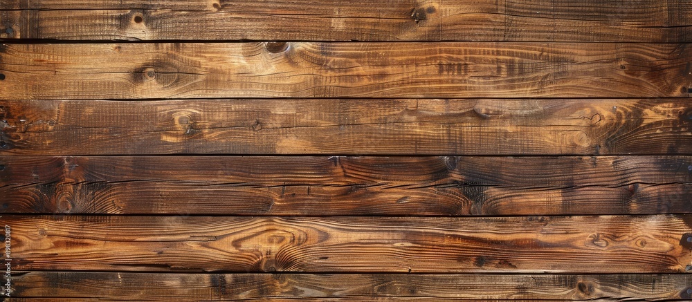 Aufkleber top view of an aged wooden surface providing a vintage pine table top pattern for a textured wood pa
