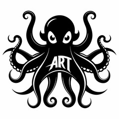 octopus icon vector