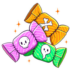 Halloween Candies, PNG transparent image