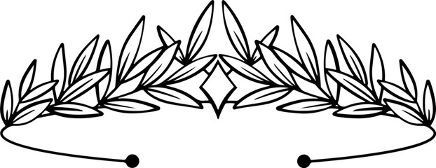 olive tiara crown © YAYORE