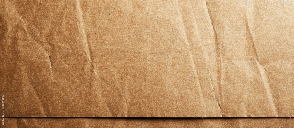 Poster background of a brown paper box with a tactile texture suitable for copy space image