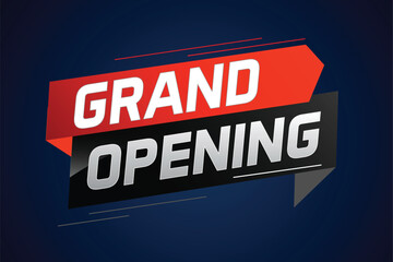 coming soon grand opening word concept vector illustration with megaphone and 3d, web, mobile app, poster, banner, flyer, background, gift card, coupon, label, wallpaper

