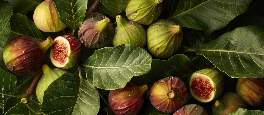 Poster the bordissot negra rimada fig tree and its unique variegated fruits make for an eye catching copy s