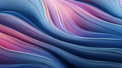 Fototapeta premium Abstract background forming smooth wavy shapes bending