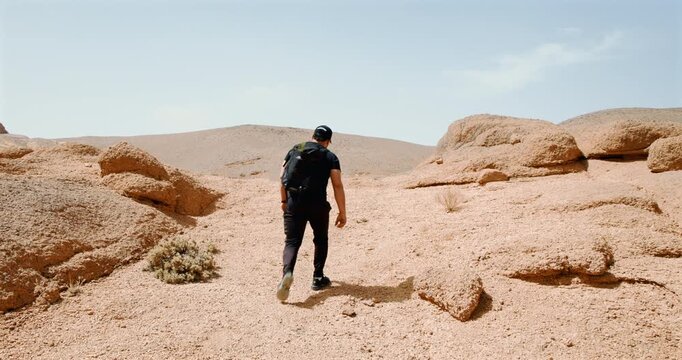 walking in the desert