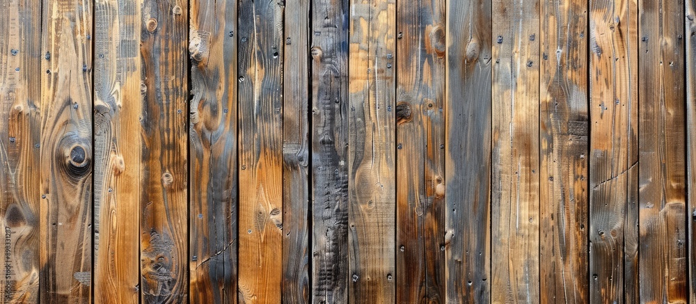 Poster beautifully patterned wooden boards ideal as a background for design and presentations offering ampl