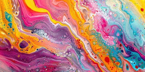 Explosion of Color in Abstract Art