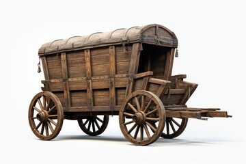Wagon wooden photo vehicle.