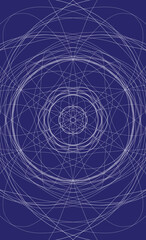 冬をイメージした抽象的な背景イラスト