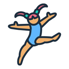 Kids Gymnastics Icon