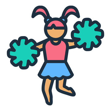 recommend clip art: High School Cheerleading Icon