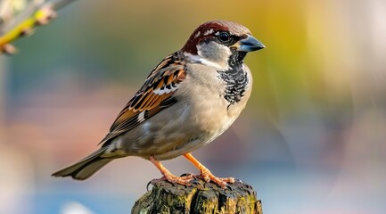 sparrow on a branch