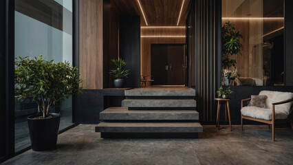 Fototapeta premium entrance to the house