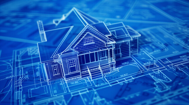 house plan blueprint, architectural blue print of a house, house blueprint