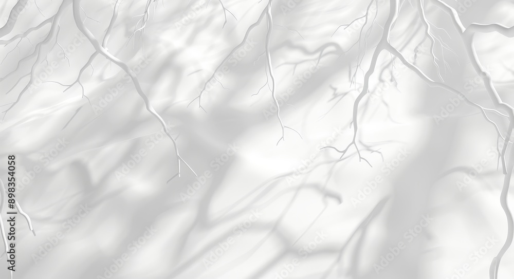 Aufkleber three-dimensional rendering of realistic tree branches isolated on transparent backgrounds