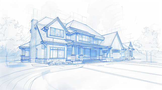 house plan blueprint, architectural blue print of a house, house blueprint