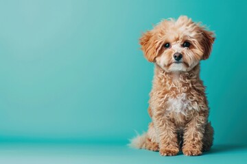 Maltipoo dog mammal animal puppy.