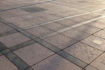 Background of floor with paving stones