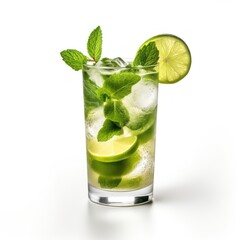 Cocktail mojito lime drink.