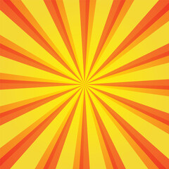 Sun ray vector abstract illustration. Retro vintage summer designs