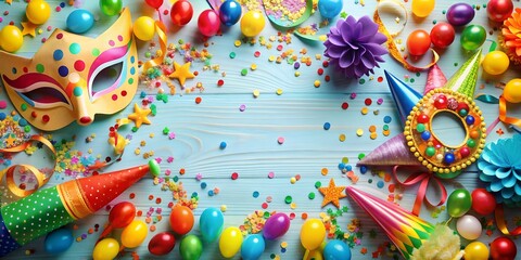 Party Fete Karneval Geburtstag  Dekoration Creative AI