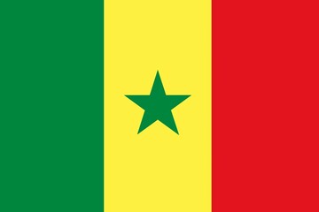 Senegalese flag, country flag, flag, Senegalese, symbol