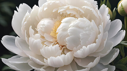 white peony flower