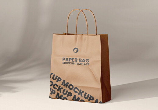 Brown Paper Bag Mockup