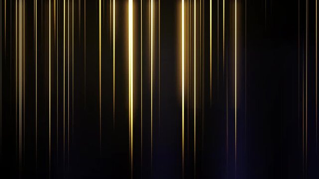 Elegant yellow glow line dark background animaton