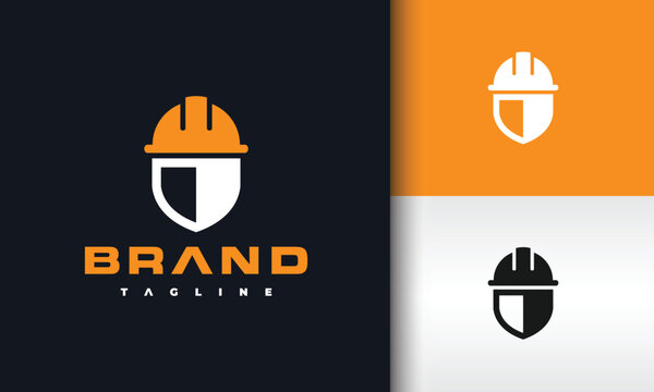 construction helmet logo protector