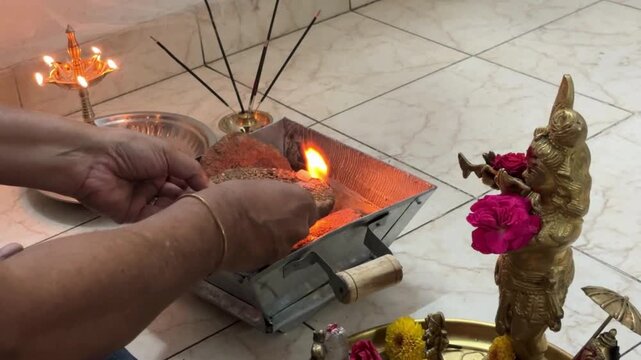 Rare havan pooja at home