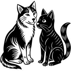 cat and dog 