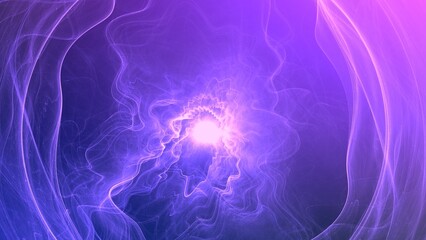 energievoller leuchtender Lichtschweif, Blitz, Energie, Reaktion, Spannung, Technik, Wissenschaft, Elektrizität, Dynamik, wolkenförmig, futuristisch, Design, Hochspannung, Energieversorgung, violett
