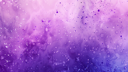 A lavender background with abstract paint splatters in lavender and purple tones.