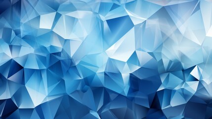 Abstract Blue Crystal Background