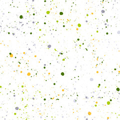 Bubbly colorful hand drawn seamless pattern.