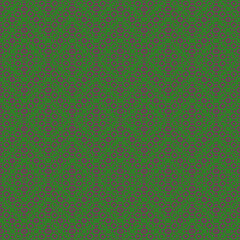 Old wallpaper on the wall.