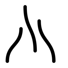 Obraz premium Smoke icon template