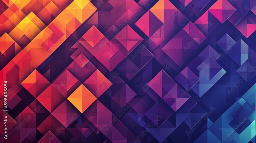 Aufkleber geometric pattern vector background