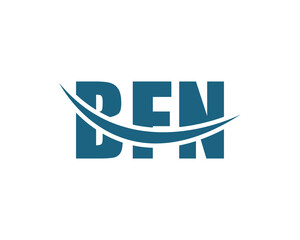BFN logo design vector template. BFN logo design.
