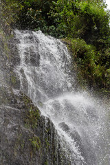Waterfall called La Escalera. Jardin, Jardín, Antioquia, Colombia.