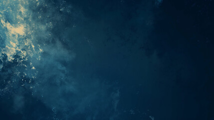 Fototapeta premium Dark blue beige grainy gradient background, noise texture effect banner header poster design