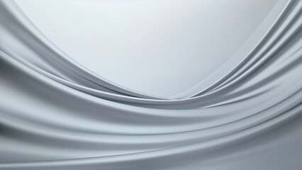Elegant Silver Abstract Background 8k Wallpaper with Flowing Curves and Smooth Texture for Digital Design and Modern Art