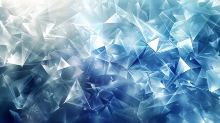 Obraz premium Abstract Blue Crystalline Background
