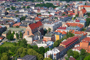Сhurch of St. Catherine of Alexandria, Augustinian Monastery in Krakow, Poland as seen from...