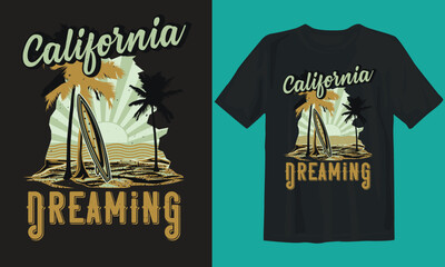 Surfing t-shirt design.