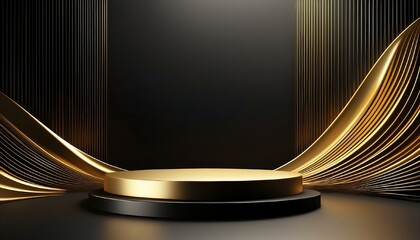 stage with spotlight