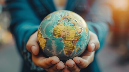 africa and earth in my hands 